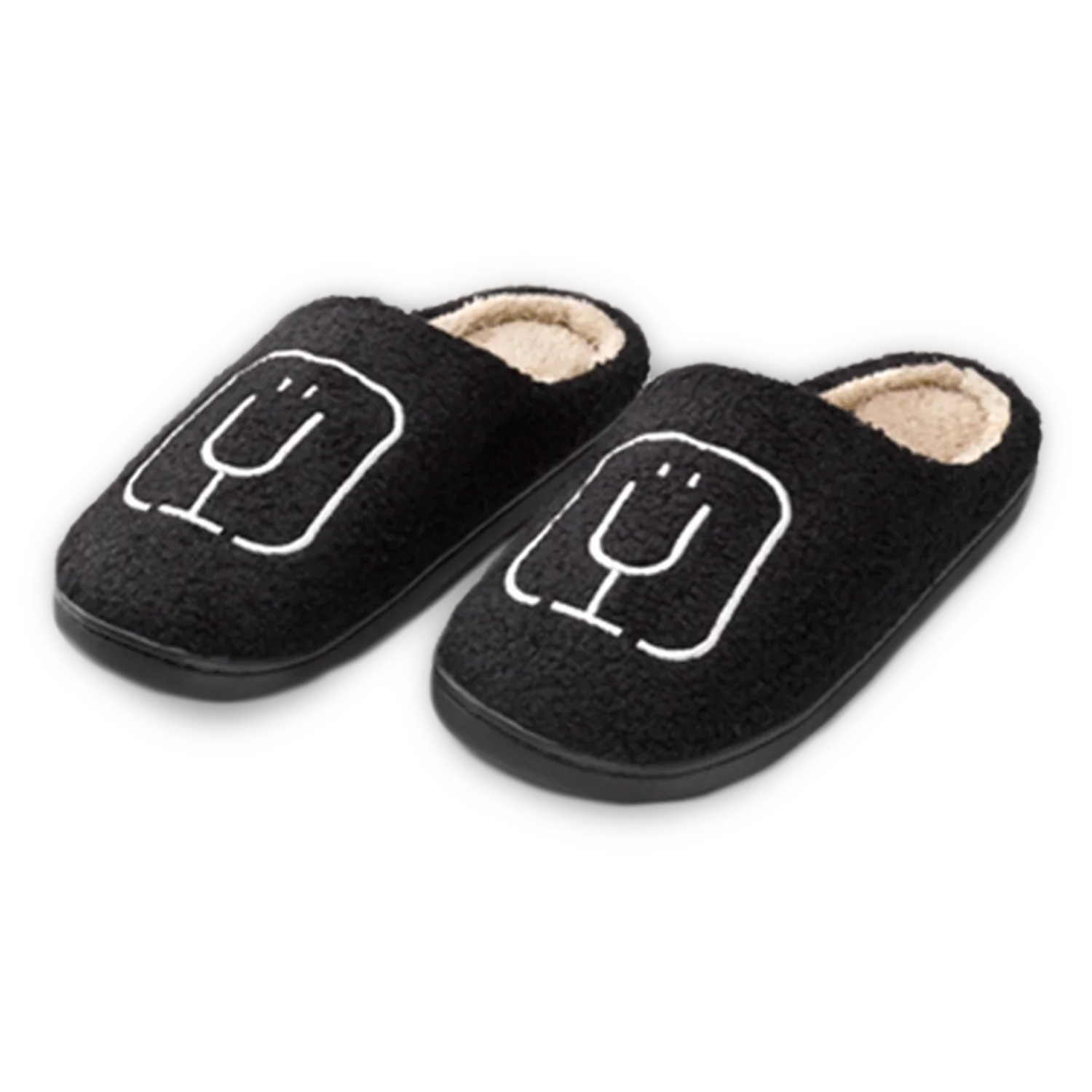brumate-fuzzy-slippers-black-j6 apparel-slippers.webp